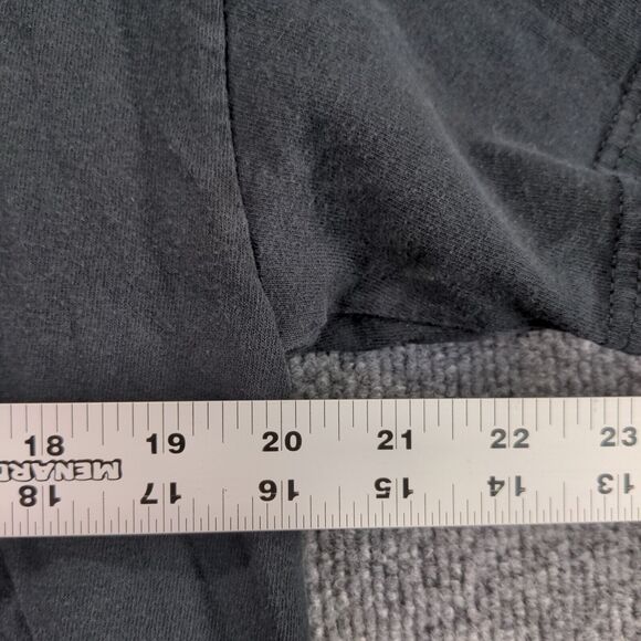 Gildan Subway App T-Shirt Mens Large Short Sleeve Black Crew Neck Heavy Cotton - Picture 12 of 12